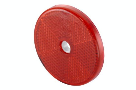 Afbeeldingen van HELLA 8RA 002 014-231 Reflector - Lenskleur: Rood - Rond - Geschroefd/Opbouw