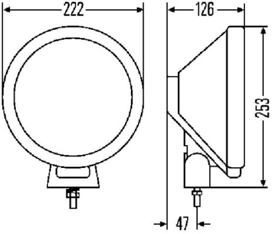 Afbeeldingen van HELLA 1F8 006 800-191 Halogeen-Verstraler - Rallye 3000 - 24/12V