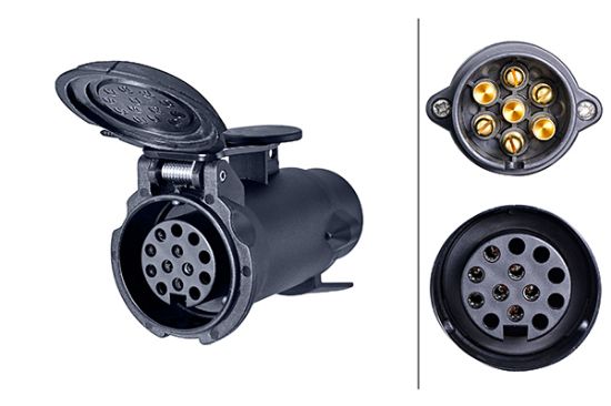 Afbeeldingen van HELLA 8JA 008 981-001 Adapter, stekkerdoos - 12V - Aantal: 1