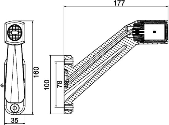 Afbeeldingen van HELLA 2XS 011 744-101 Markeringslicht - LED - 12/24V