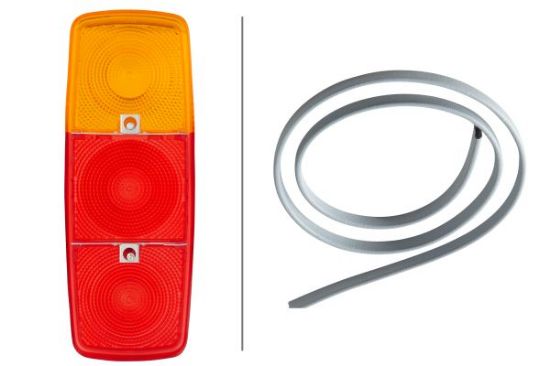 Afbeeldingen van HELLA 9EL 109 139-001 Lampglas voor achterlicht - Halogeen - links/rechts