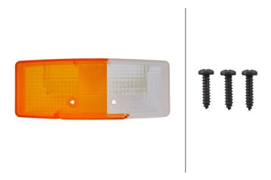 Afbeeldingen van HELLA 9EL 118 703-001 Lampglas, knipperlicht