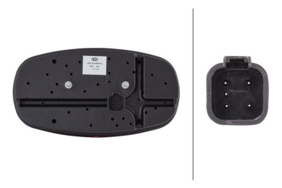 Afbeeldingen van HELLA 2VP 343 640-051 Achterlicht - Cargoluna - Gloeilamp - 24/12V