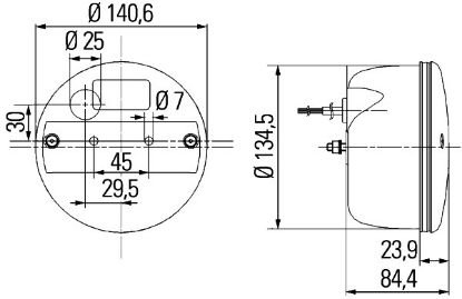 Afbeeldingen van HELLA 2SD 344 100-101 Achterlicht - LED - 12/24V