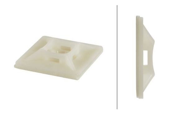 Afbeeldingen van HELLA 8HL 707 879-012 Kleefplaat, bundelband - Lengte: 27.7mm - Breedte 2 [mm]: 27.7mm - Hoogte: 5.5mm