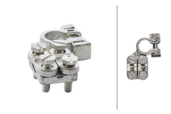 Afbeeldingen van HELLA 8KX 707 912-011 Accu/batterijpoolklem - voor min pool - 12/24V - Ø: 15.9mm