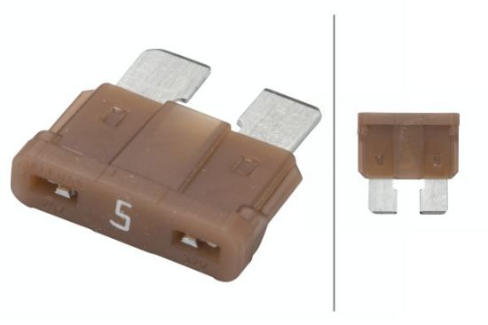 Afbeeldingen van HELLA 8JS 711 684-002 Zekering - ATO-zekering - 5A - Beige - Aantal: 50
