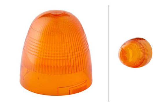 Afbeeldingen van HELLA 9EL 859 020-001 Glaskap, zwaailamp - Geel