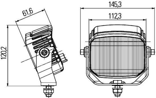 Afbeeldingen van HELLA 2ZR 996 188-061 LED-Achteruitrijlicht - Power Beam 1000 - 24/12V